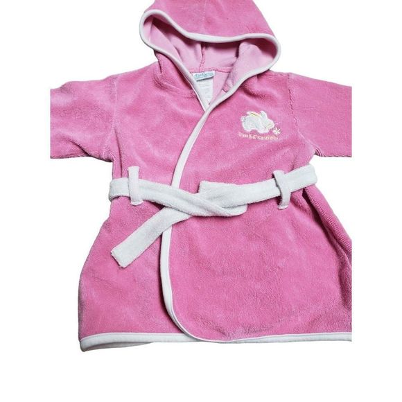 Tykes By Carters Pink Hooded‎ Bath Robe - Picture 1 of 9